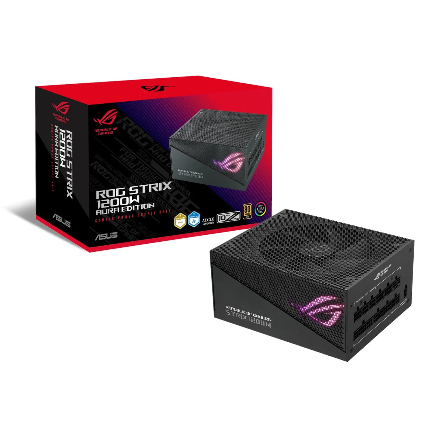 پاور کامپیوتر 1200 وات ایسوس مدل ROG STRIX Aura Edition Gold