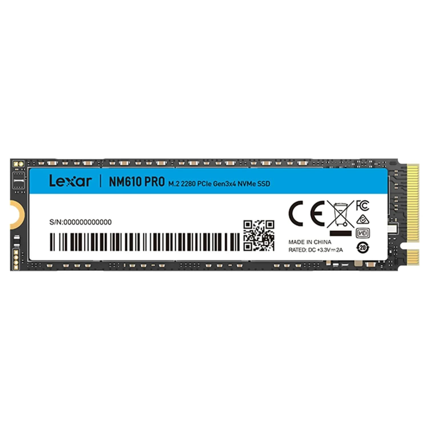 اس اس دی اینترنال لکسار مدل NM610 PRO ظرفیت 500 گیگابایت