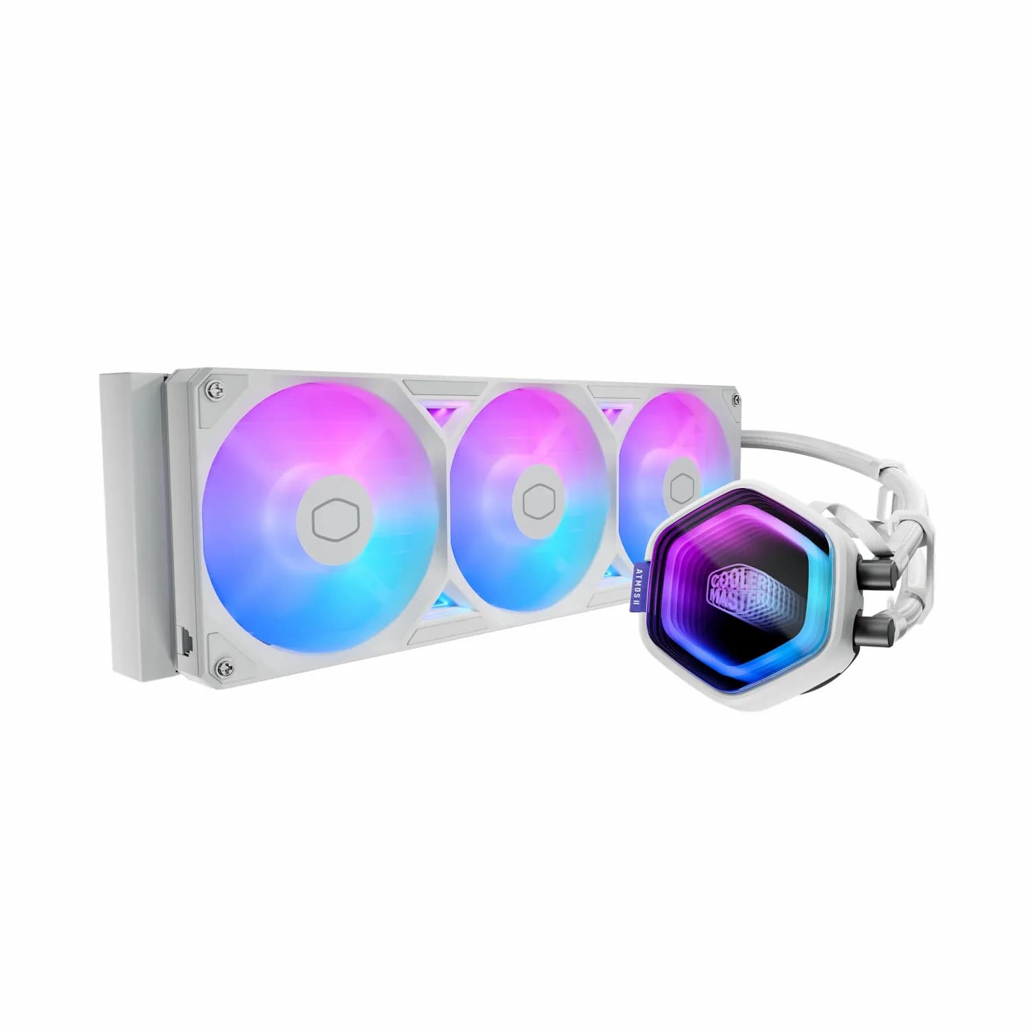 خنک کننده مایع پردازنده کولر مستر مدل MasterLiquid ATMOS II 360 سفید