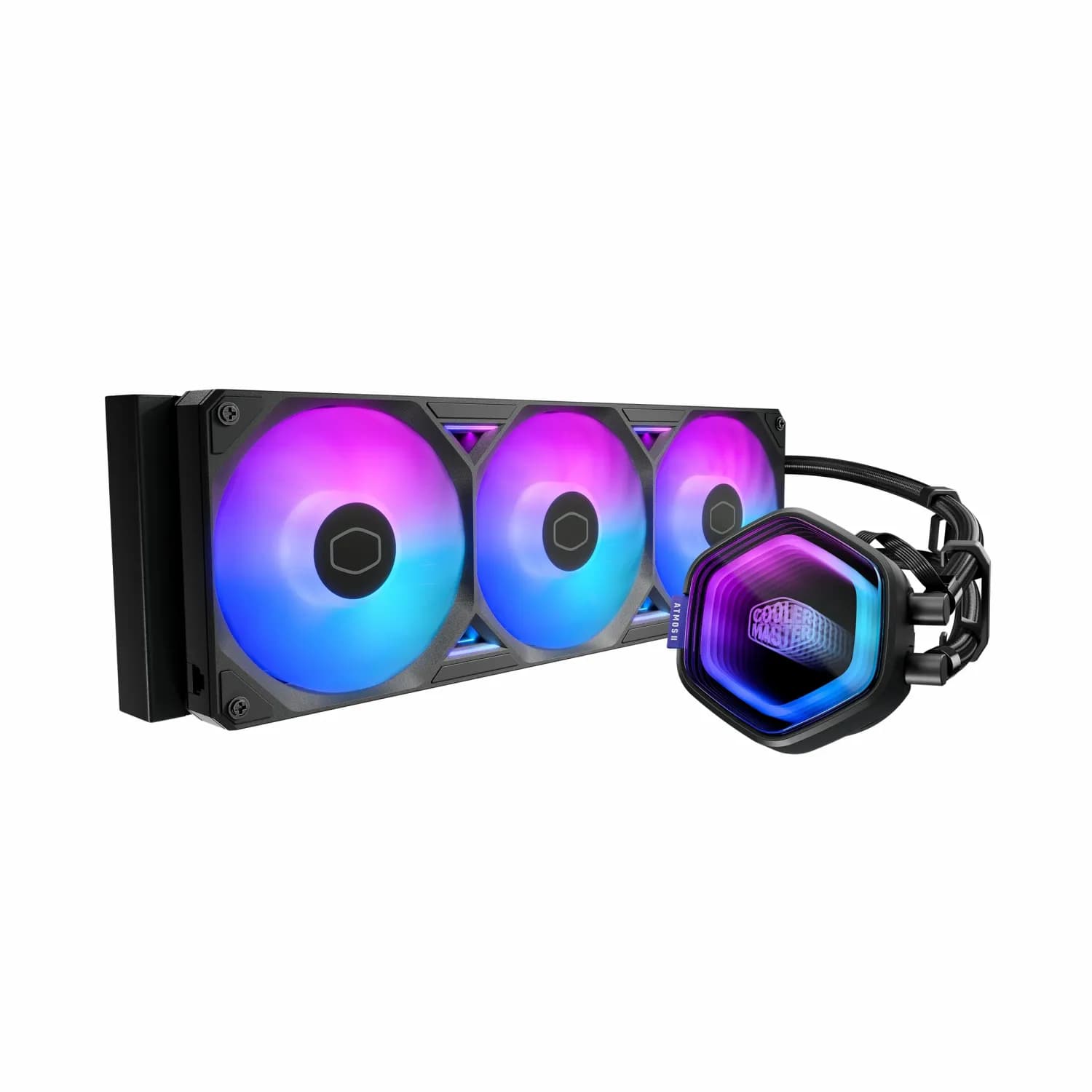 خنک کننده مایع پردازنده کولر مستر مدل MasterLiquid ATMOS II 360 مشکی