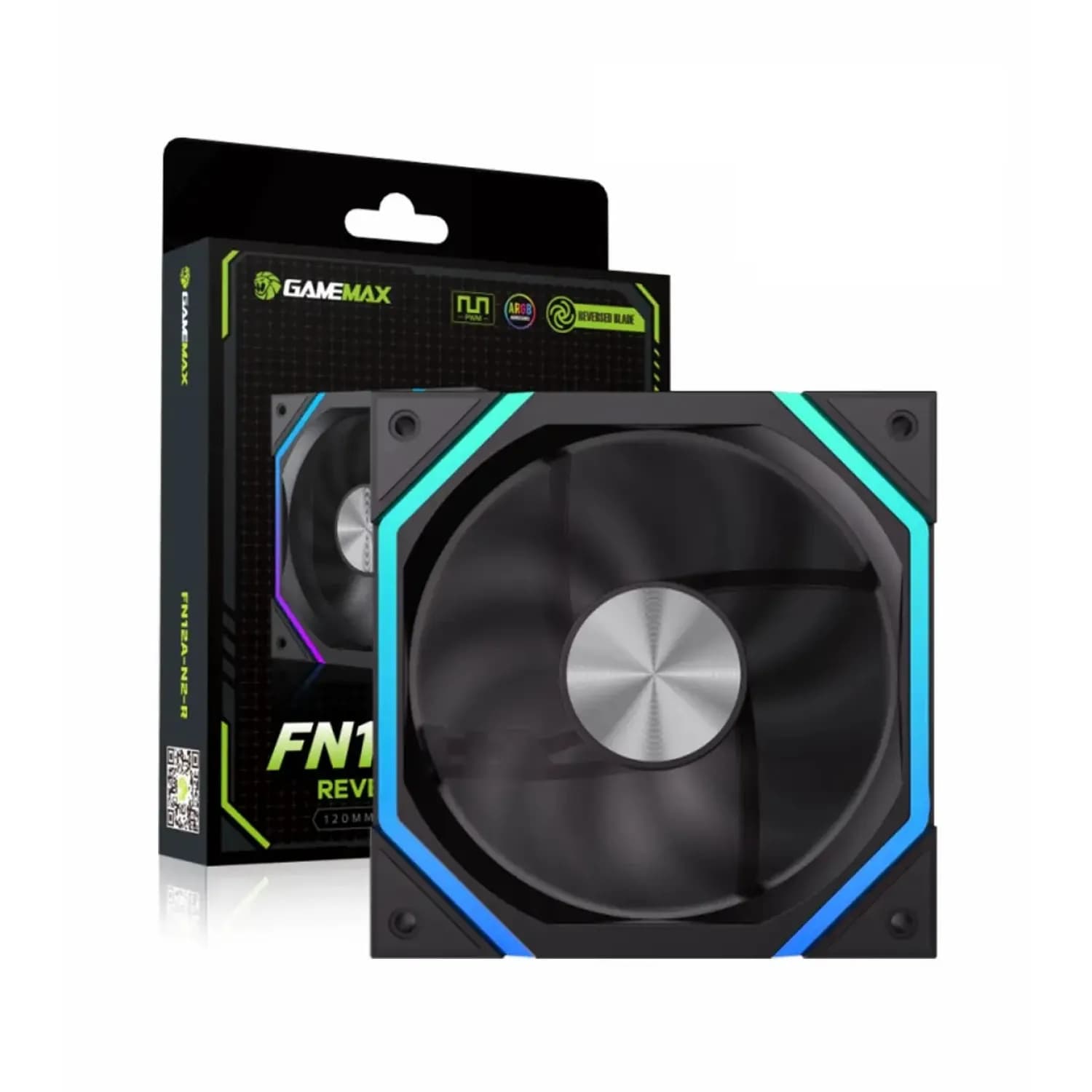 فن کیس گیم مکس مدل FN12A-N2 Reverse Blade مشکی