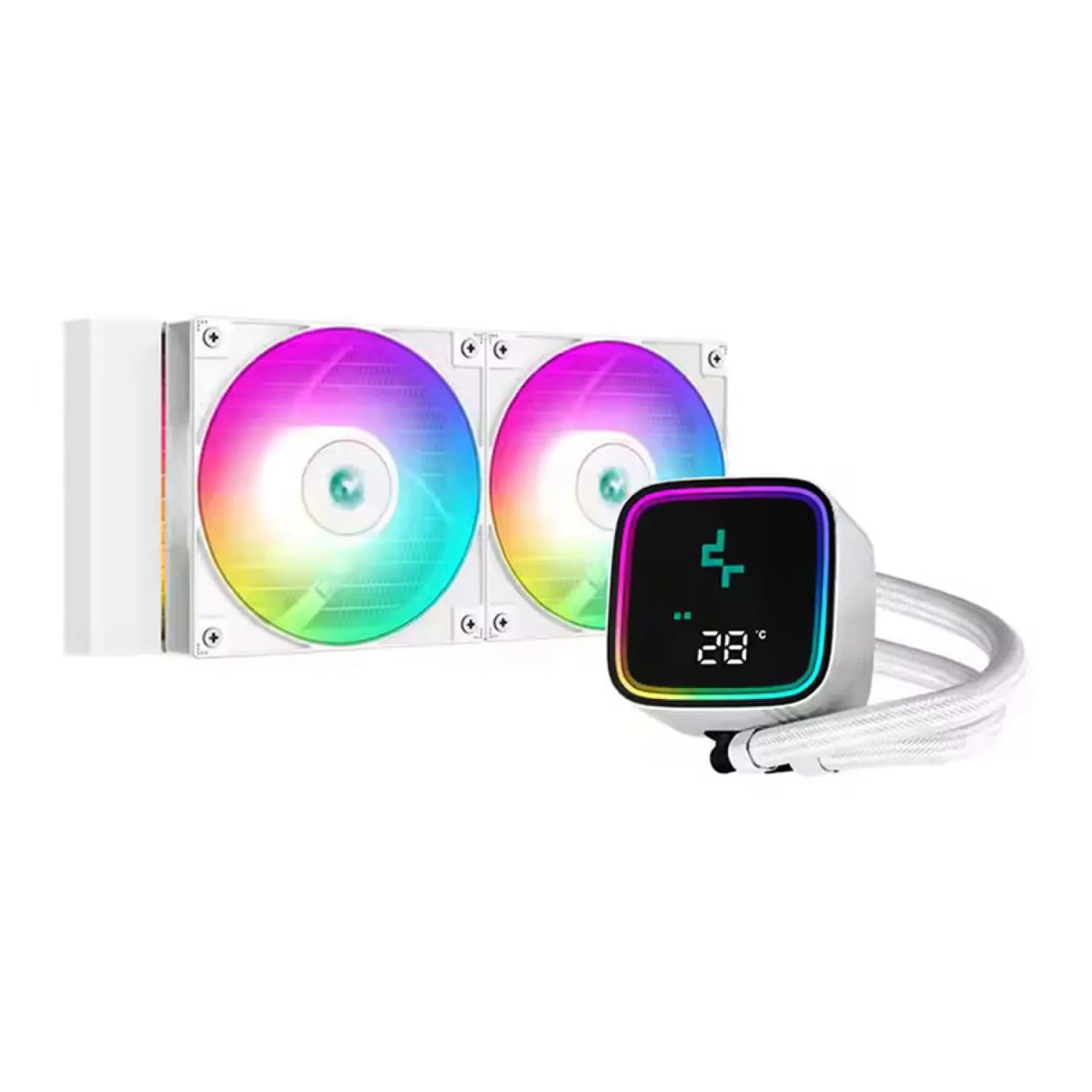 خنک کننده پردازنده دیپ کول مدل LS520 SE Digital سفید