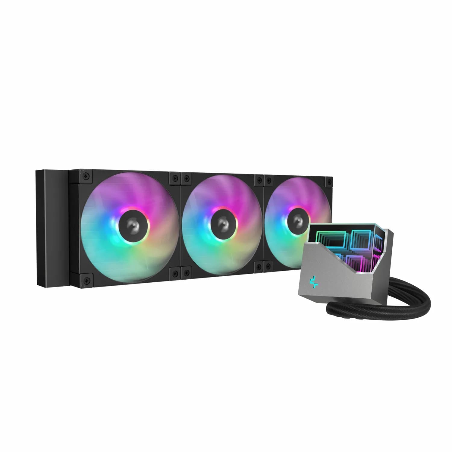 خنک کننده پردازنده دیپ کول مدل LT360 ARGB مشکی