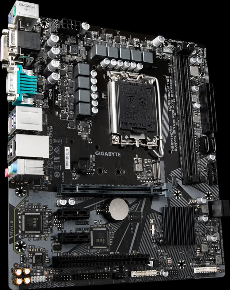 مادربرد گیگابایت مدل H610M HD3P (Rev. 2.0) DDR5