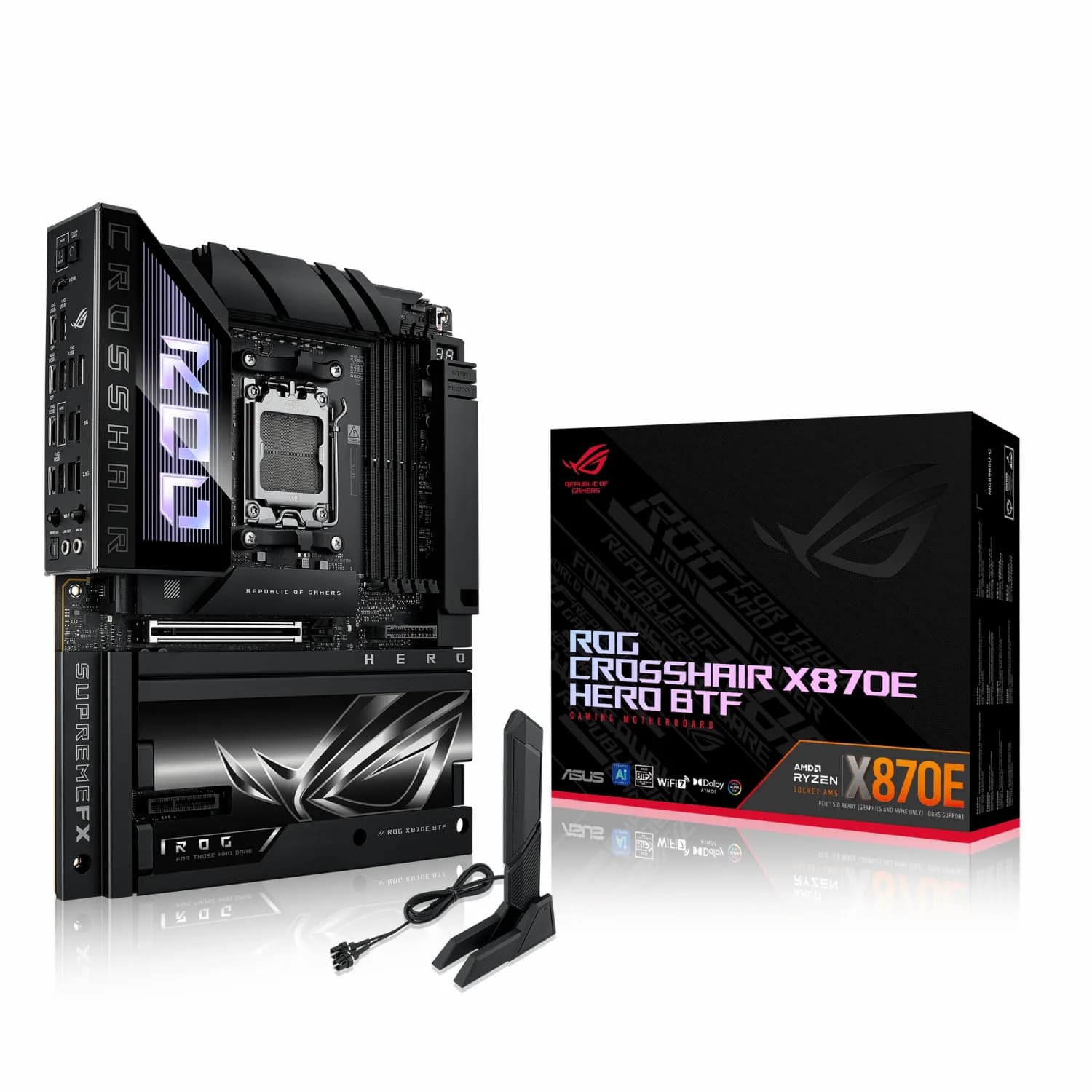 مادربرد ایسوس مدل ROG CROSSHAIR X870E HERO BTF WiFi DDR5