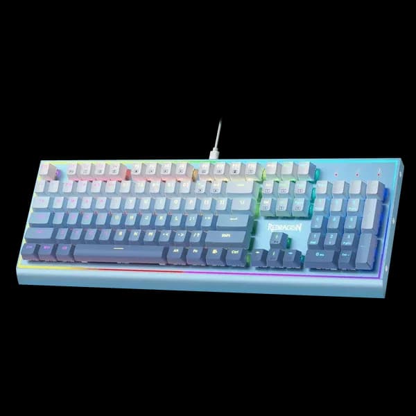 کیبورد ردراگون مدل REDRAGON BLUESIREN K654 GWB RGB Wired Gaming Keyboard