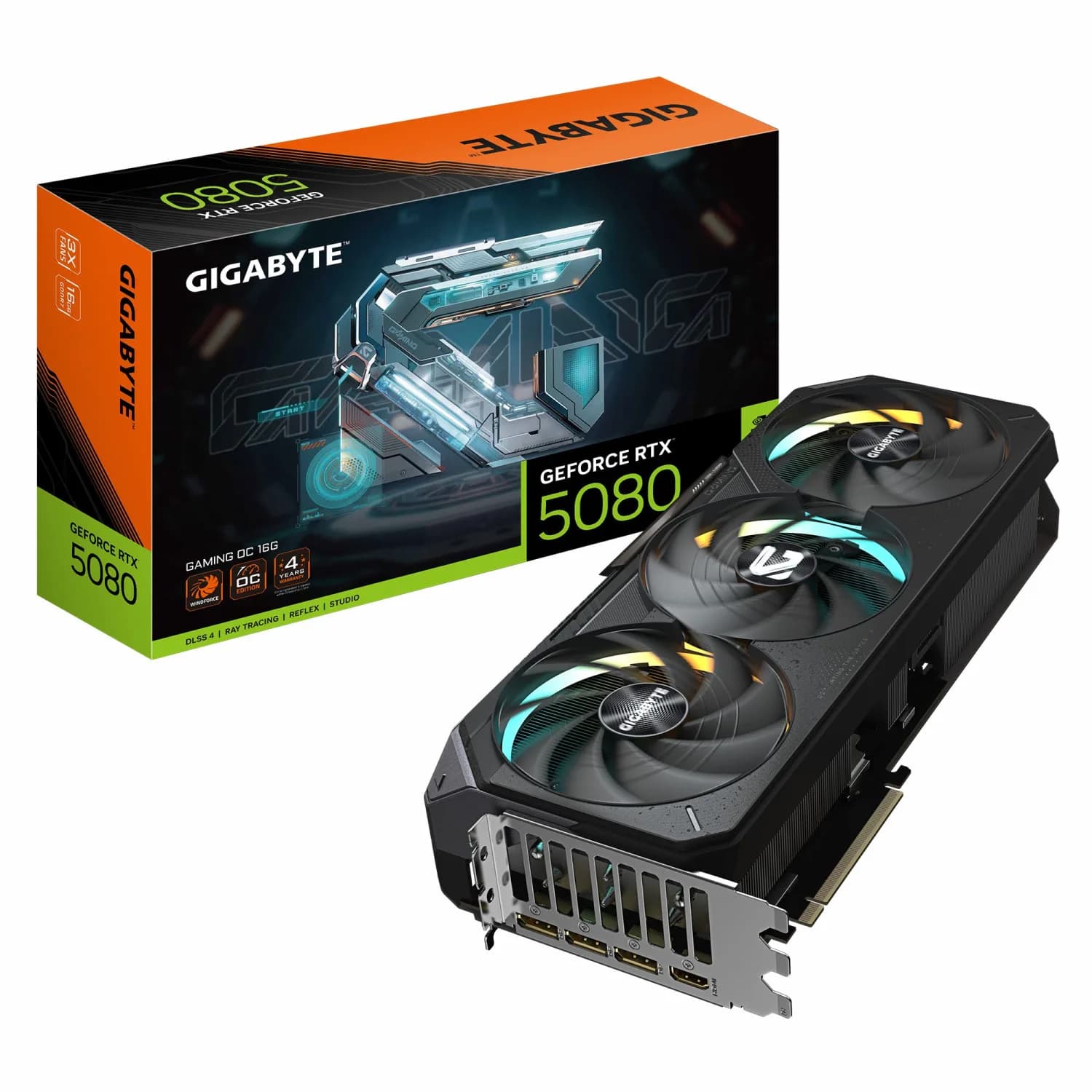 کارت گرافیک گیگابایت مدل RTX 5080 Gaming 16GB
