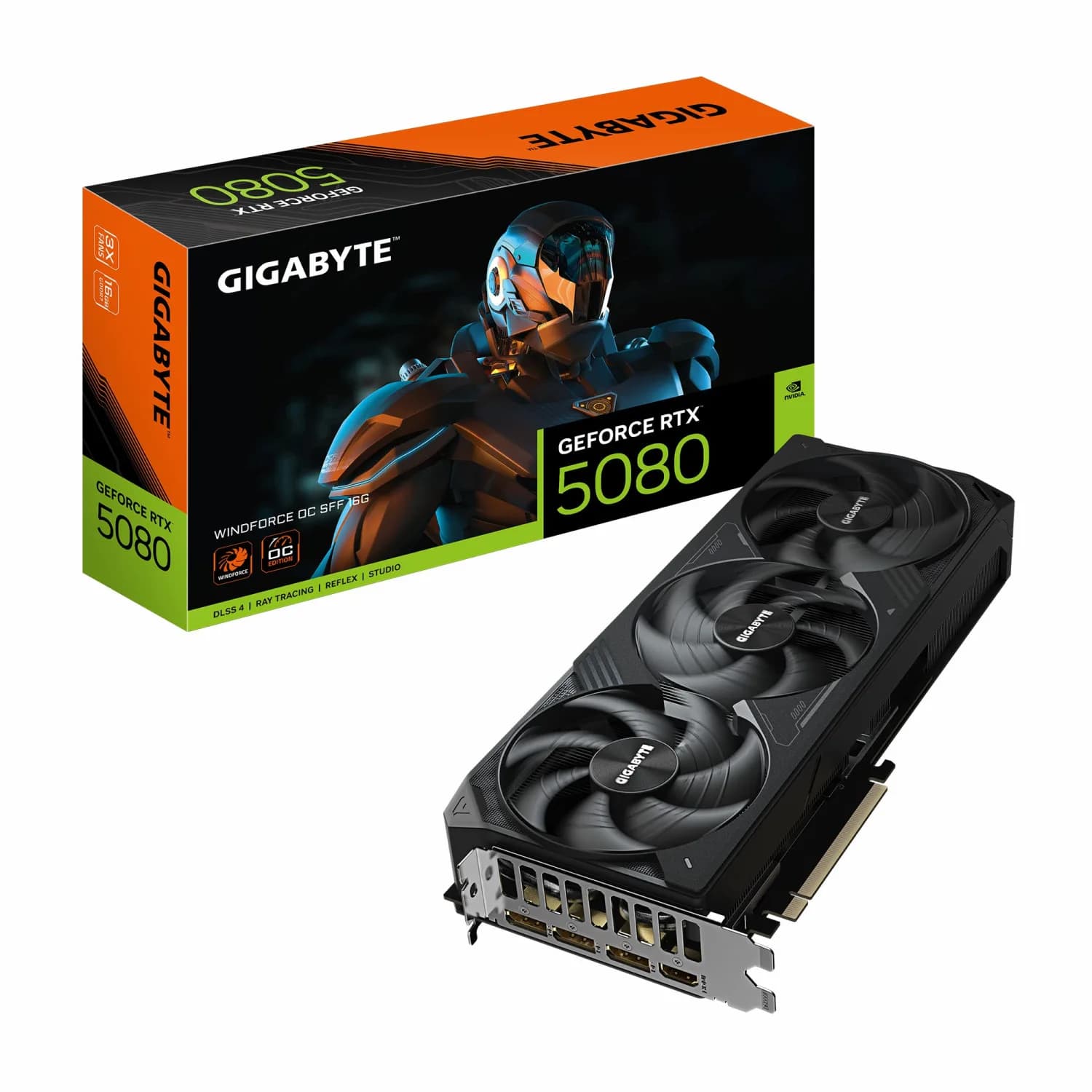 کارت گرافیک گیگابایت مدل RTX 5080 WF3 OC 16GB