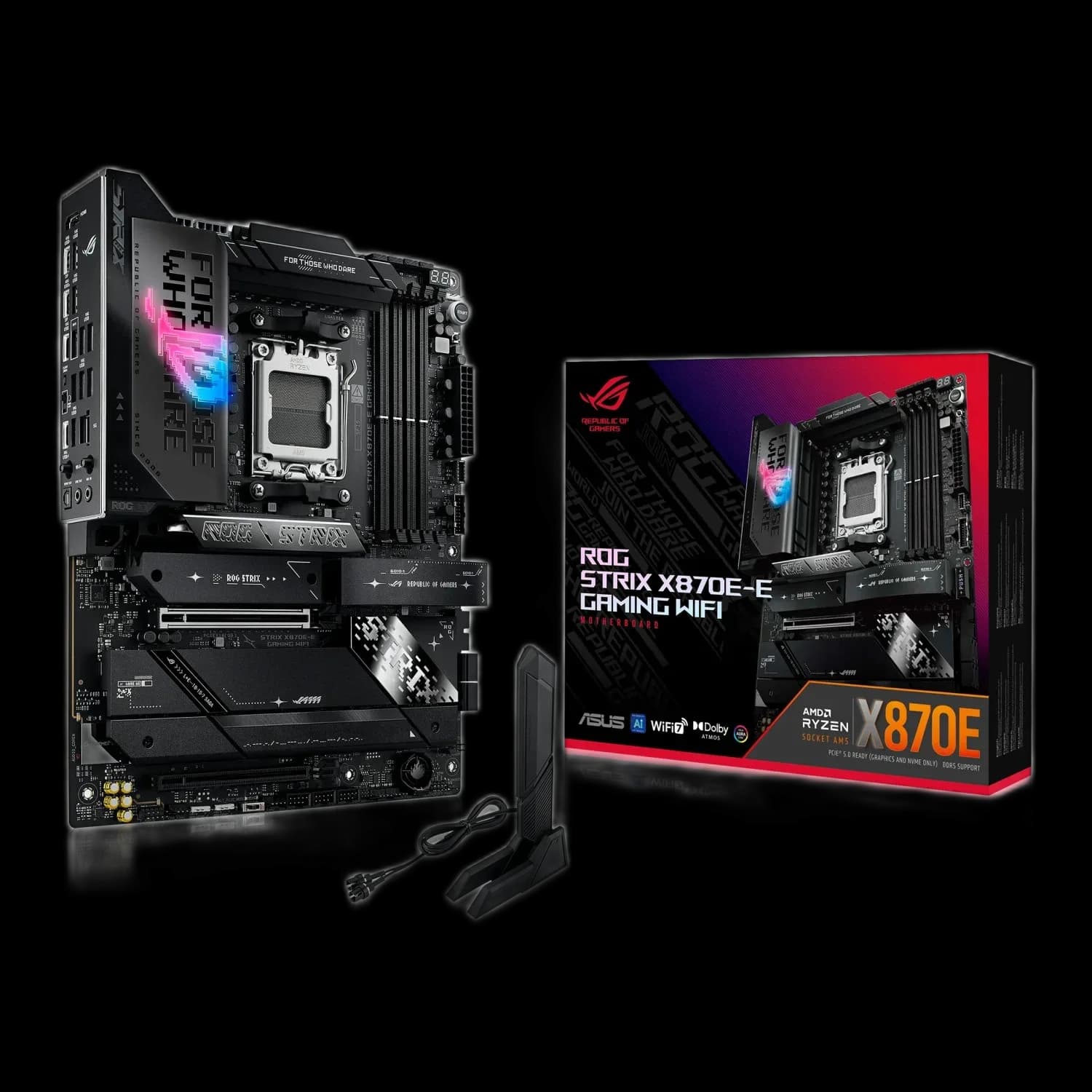 مادربرد ایسوس مدل ROG STRIX X870E-E GAMING WiFi DDR5