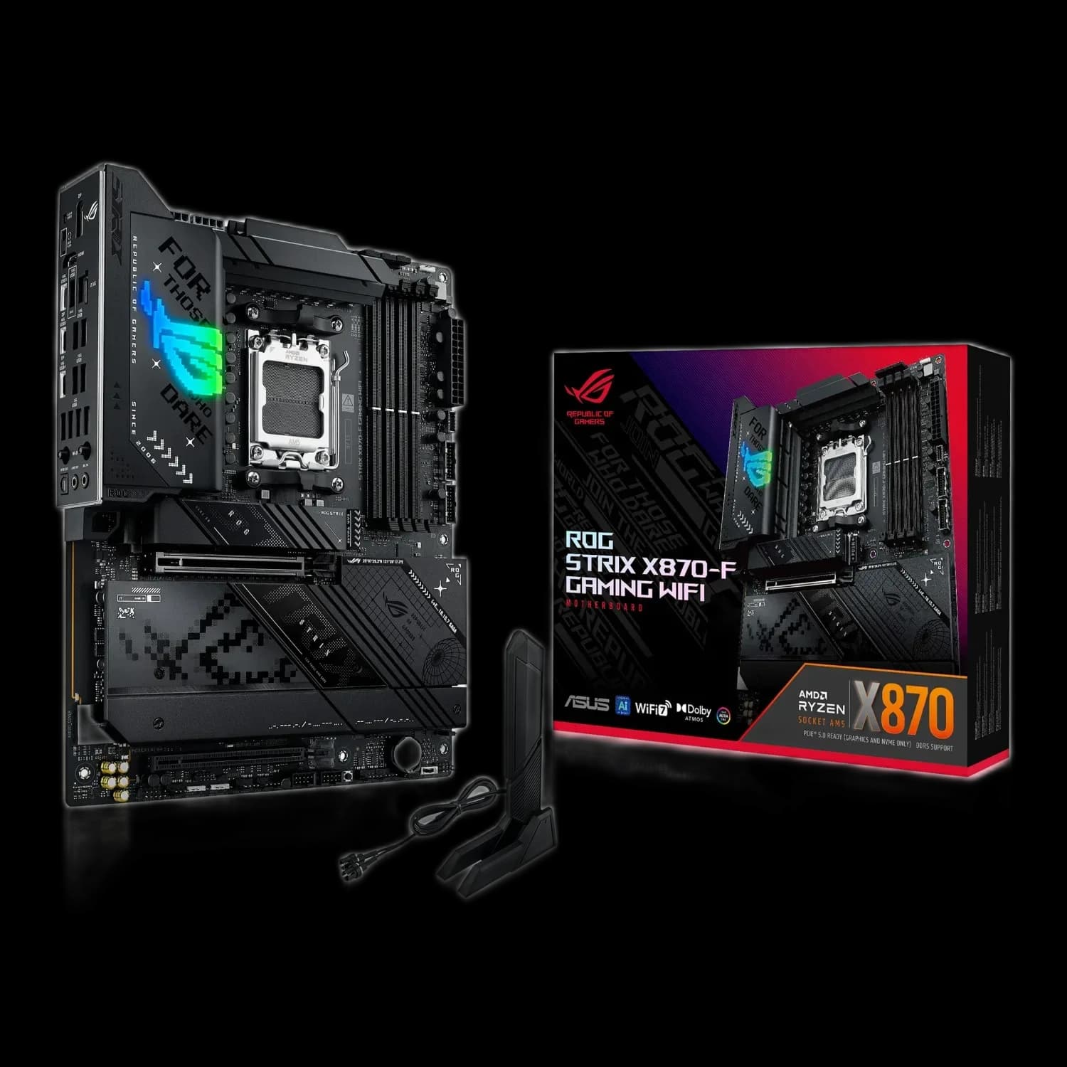 مادربرد ایسوس مدل ROG STRIX X870-F GAMING WiFi DDR5