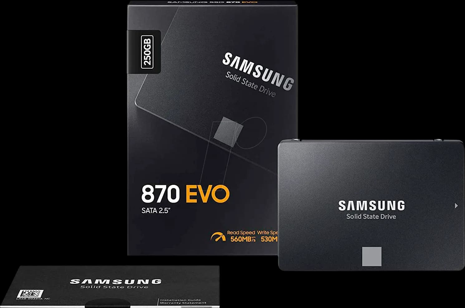 اس اس دی اینترنال سامسونگ مدل 870 EVO ظرفیت 250 گیگابایت