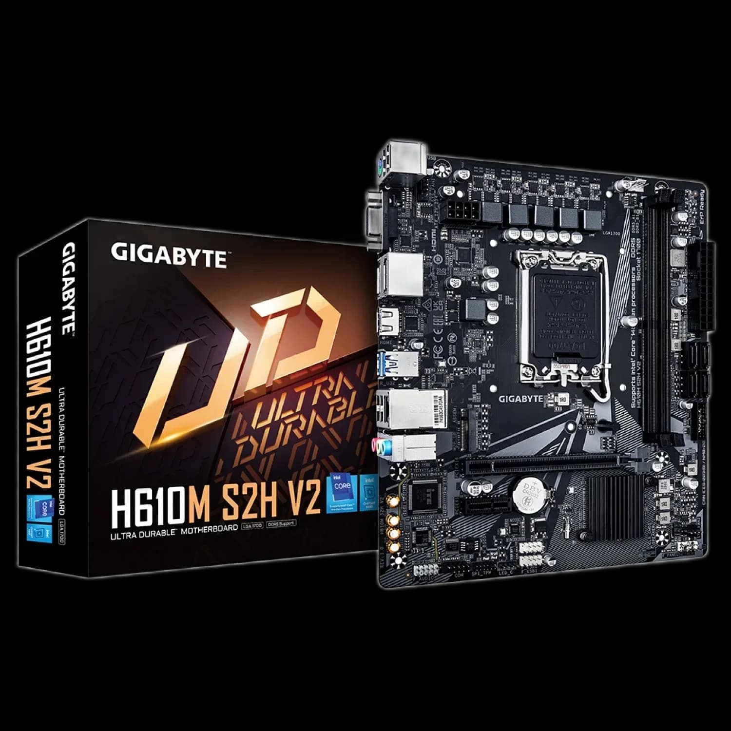 مادربرد گیگابایت مدل H610M S2H V2 (Rev. 1.0) DDR5
