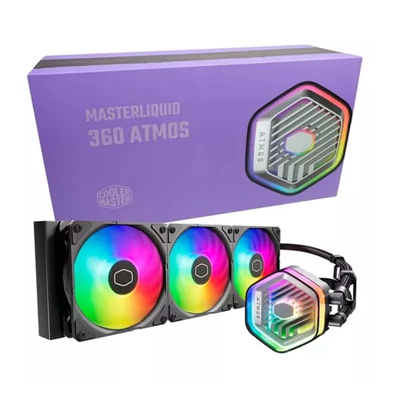 خنک کننده مایع کولر مستر مدل MasterLiquid 360 Atmos ARGB مشکی